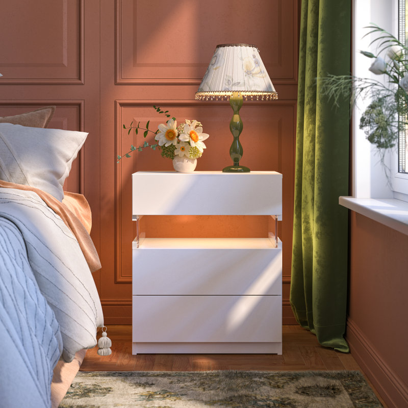 20'' W Nightstand, White
