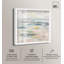 Décoration murale minimaliste Shallow Waters I Shadowbox Print par Art Remedy, cadre blanc, 31 x 31-790838203-790838201