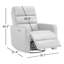 Fauteuil inclinable électrique pivotant en cuir Mila-114111991