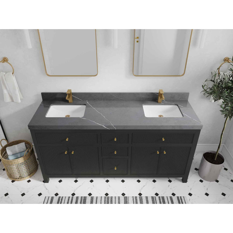 Sonoma X P 22 po De salle de bain double Quartz, Gris Piatra