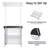 Freestanding Popup Promotional Counter Table Booth Portable Demo Display Banner Stand Tradeshow Countertop Aluminum Frame
