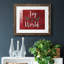 Joy to the world - Art textuel avec cadre photo-61091590-61091591