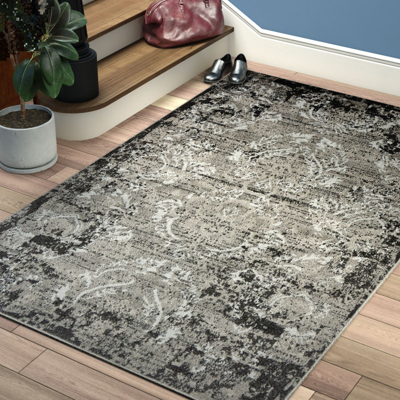 Christine Oriental Indoor / Outdoor Rug, Rectangle 4'1" x 6'1"