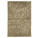 Hand Knotted Area Rug in Straw