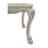 Bone White Finish End Table