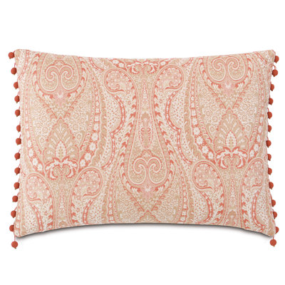 Housse et insert de coussin lombaire à garniture perlée Rena