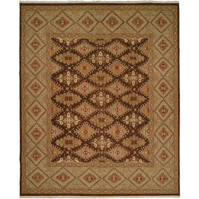 Forbesganj Flatweave Wool Geometric Area Rug