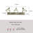 3 - Light Dimmable European Style Country Antique Iron Vanity Light