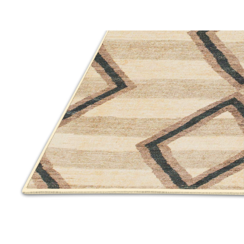 Abstract Indoor Rug, Runner 2' x 5'