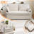 59.5" Convertible Sofa Bed 2-in-1 Upholstered Reclining Sleeper Sofa Couch Bed with Side Storage and USB/C-TYPE-561095429