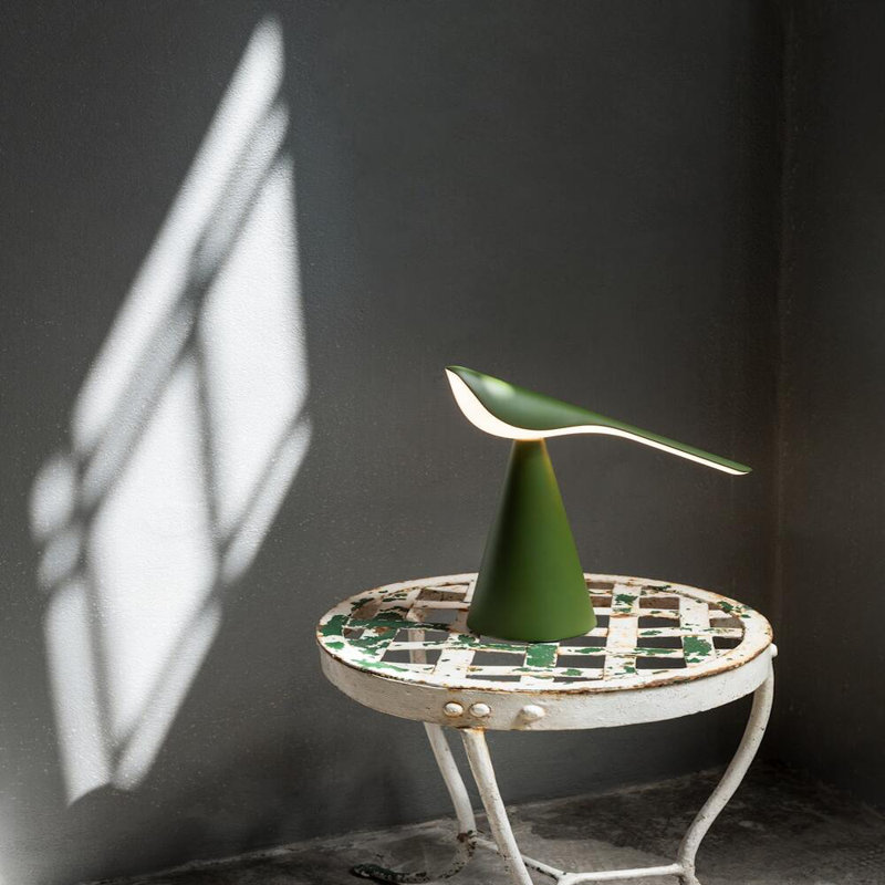 Tiki LED Table Lamp, Olive Green, Green