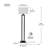 Larde 58.15 " Column Floor Lamp