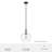 Dunshire 1 Light Noble Bronze Pendant with Glass-70776468-74720543