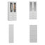 Armoire 2 portes et 3 tiroirs Abbate