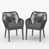 Dark Gray Cusion/Gray Frame