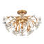 Plafonnier encastré en cristal 6 lumières Silvia