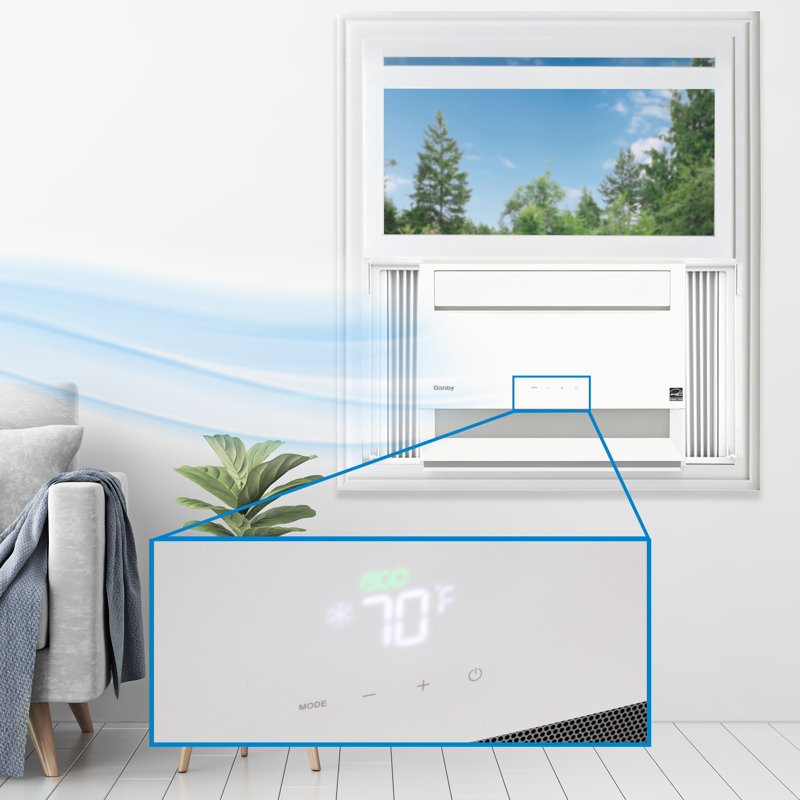 Danby 12000 BTU White Window Air Conditioner with Remote