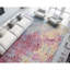 Hand Knotted Abstract Area Rug in Beige/Lilac-1449239277