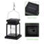Luminaire suspendu solaire pour l'extérieur, lumières solaires étanches à DEL, (coloré) 4 pièces