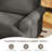 Winston Porter 86" Standard 3 seater Chenille Sofa with Pocket Spring Cushions-556573048