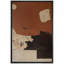 Œuvres abstraites rouges et noires, images de salon, impression sur toile encadrée-128131943-128131936