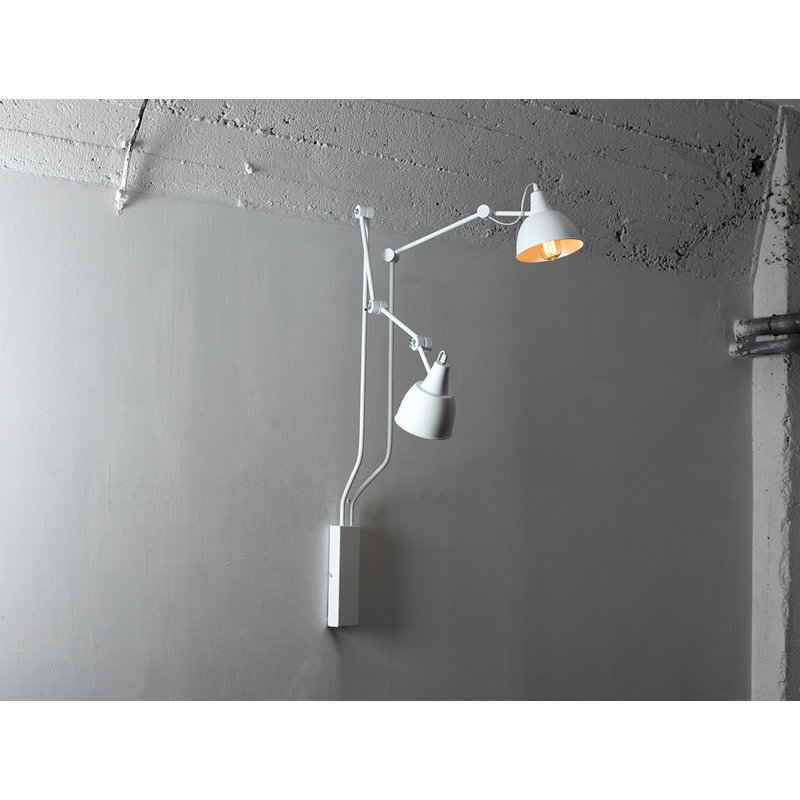 Culpeper Armed Sconce, White