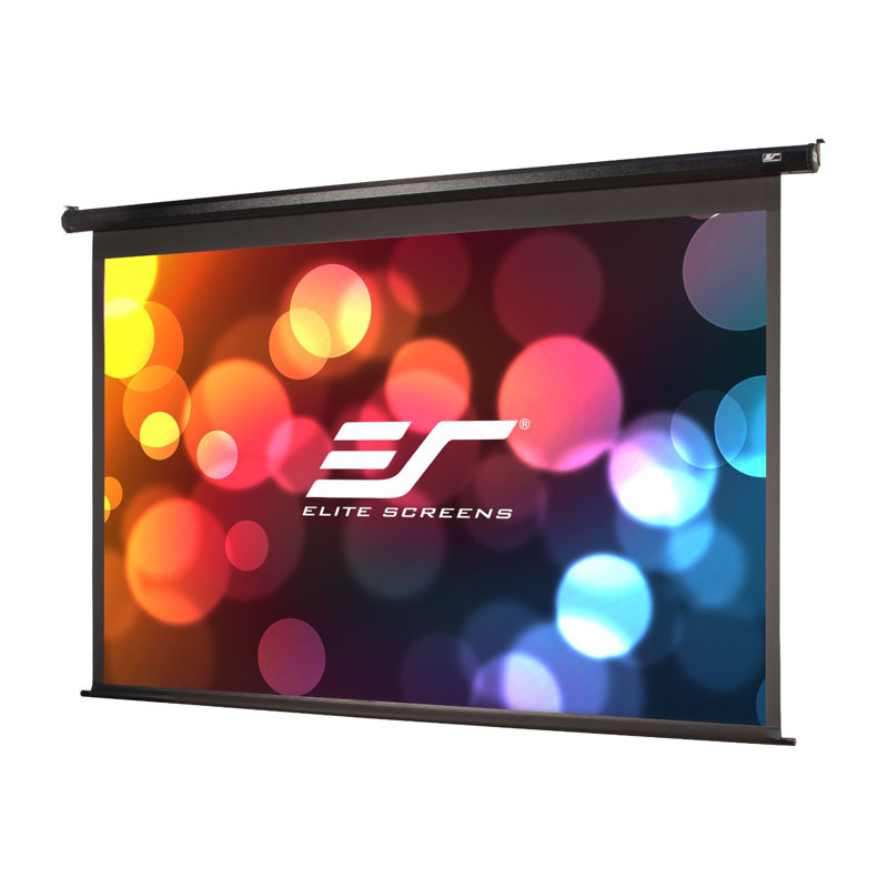 VMAX2 Series White 170" diag. 1:1 Electric Wall/Ceiling Mounted Projector Screen