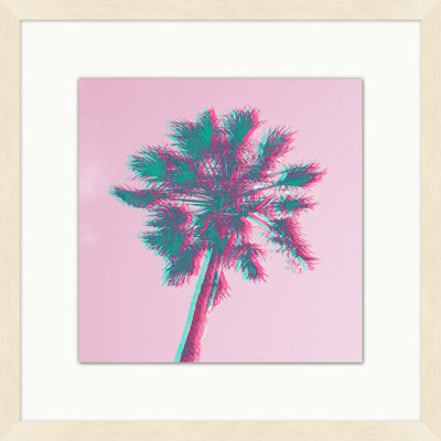 Color Pop Palms 1 Framed Graphic Art