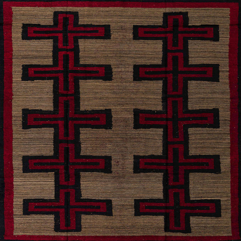 Amedio Southwestern Indoor Rug, Square 4'