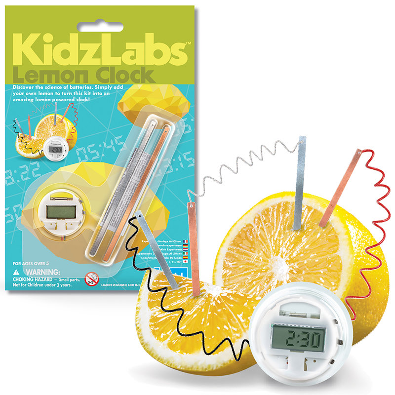 KidzLabs: Horloge citron