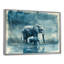 Éléphant Guffey et son veau sous la pluie - éléphant, art mural-1297765701-1139279649-1297765702
