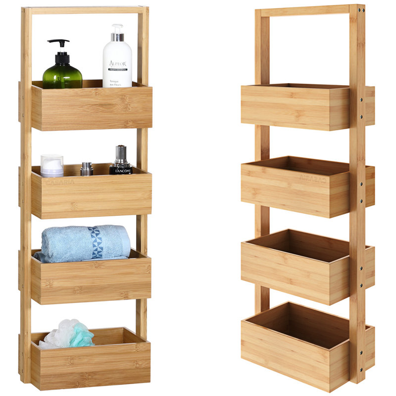 Chanelle Solid Wood Bathroom Storage