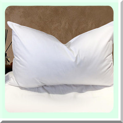 Luxury DreamDown Queen Pillow - Hotel Quality Goose Down Pillow for Side and Back Sleepers - Soft and Supportive Sleep Pillow