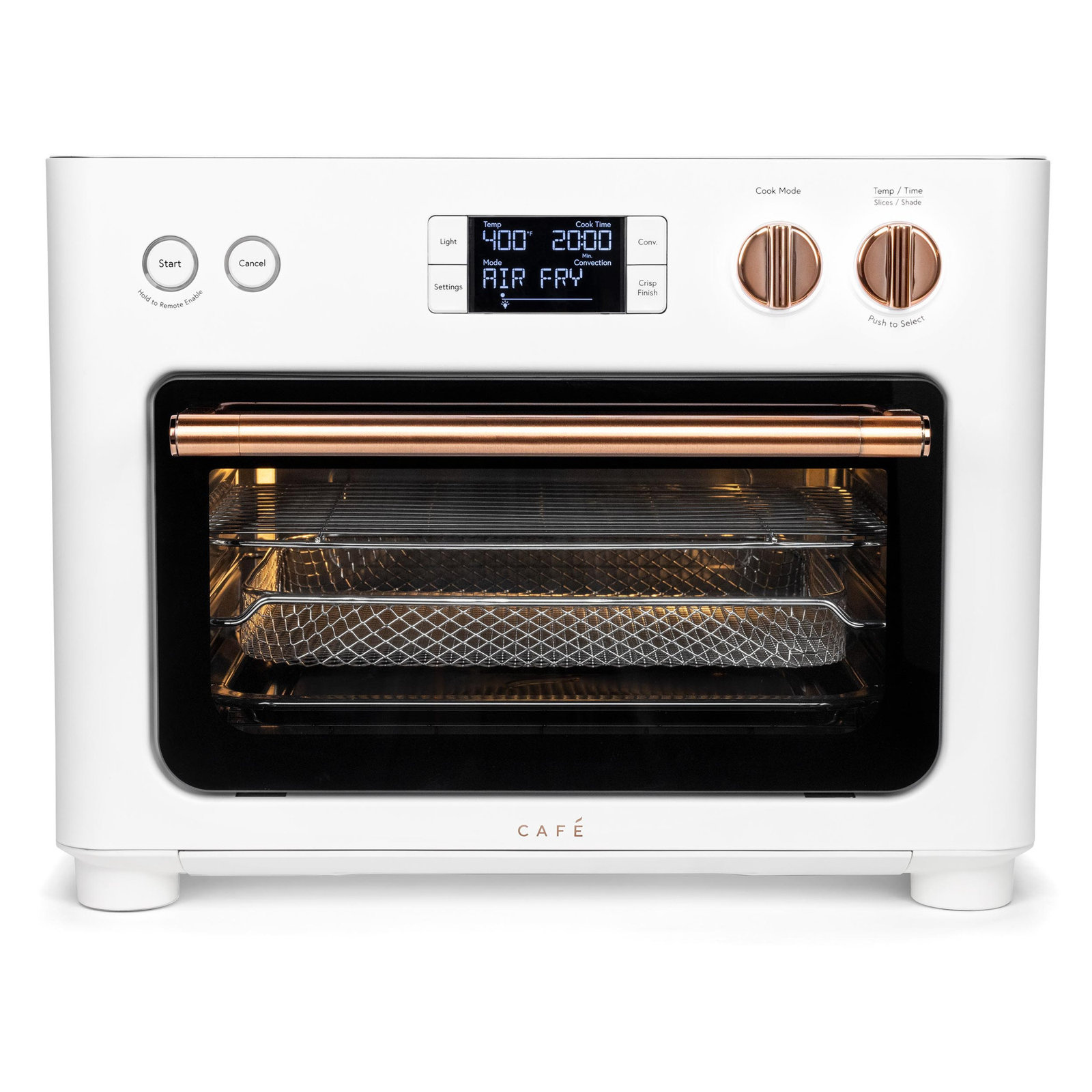 Café Couture Toaster Oven with Air Fry, Matte White