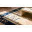 Open Solid Cream Ivory Color Field Antique Floral Chinese Room Size Peking Rug