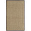 Debroh natural fiber maritime rupee solid color rug-424304671