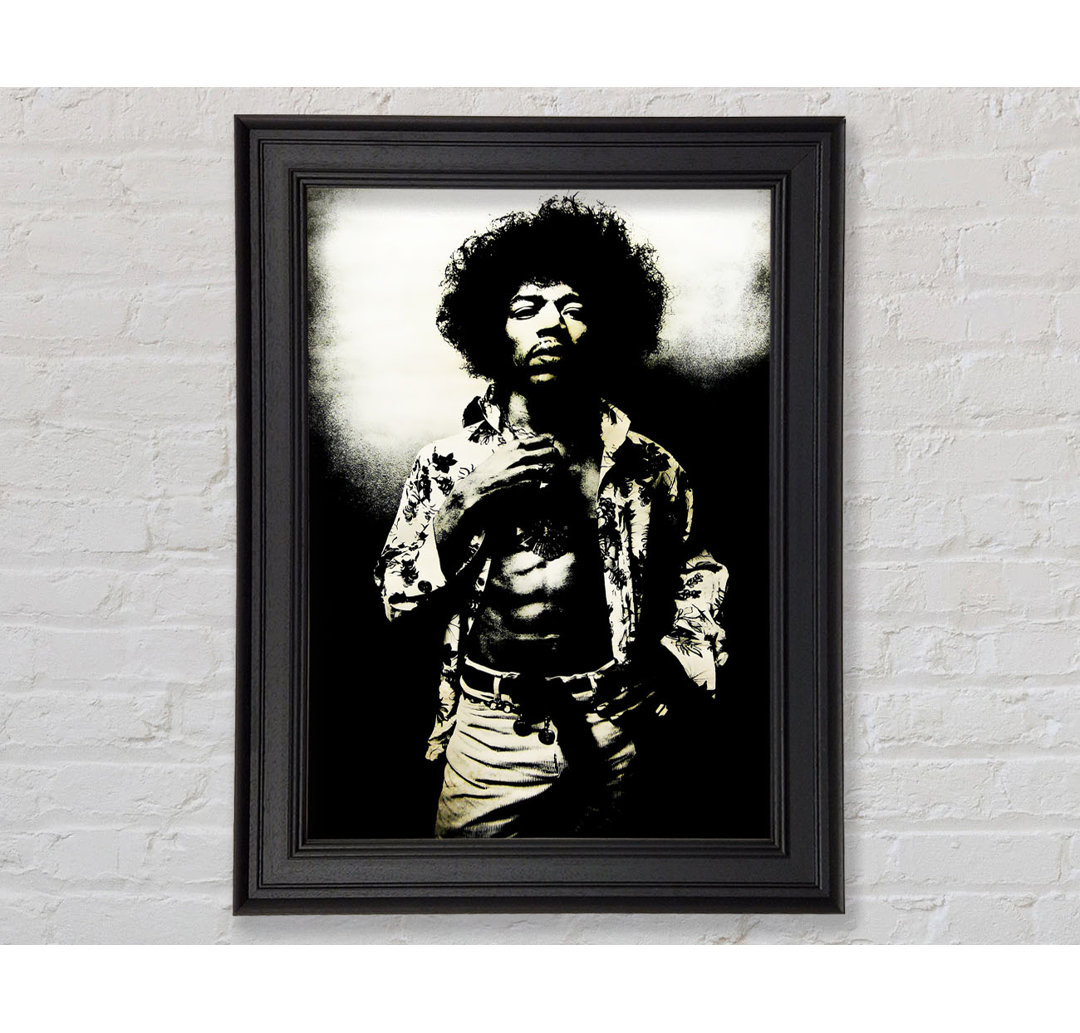 Jimi Hendrix Foxy - Druck