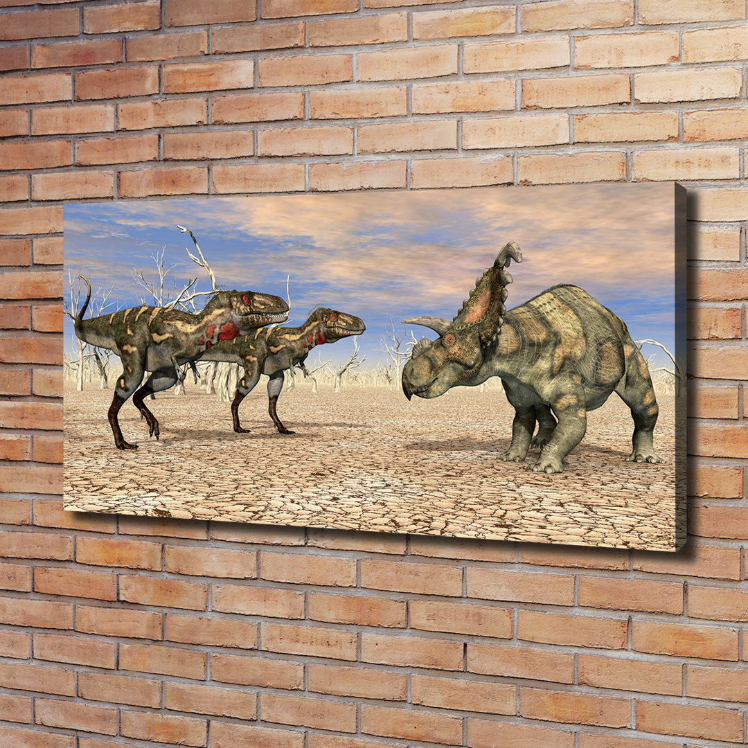 Dinosaurier - Kunstdrucke auf Leinwand - Wrapped Canvas