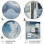 «Christmas Snow Train Journey IV - Train», art mural en métal-2146733298