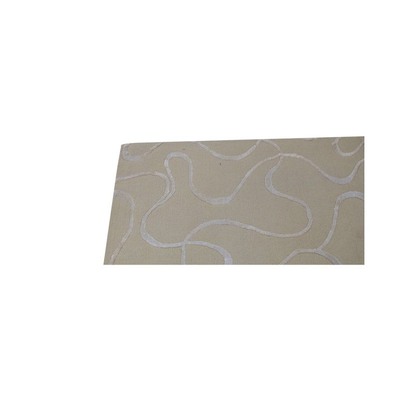 Geometric Area Rug in Gray