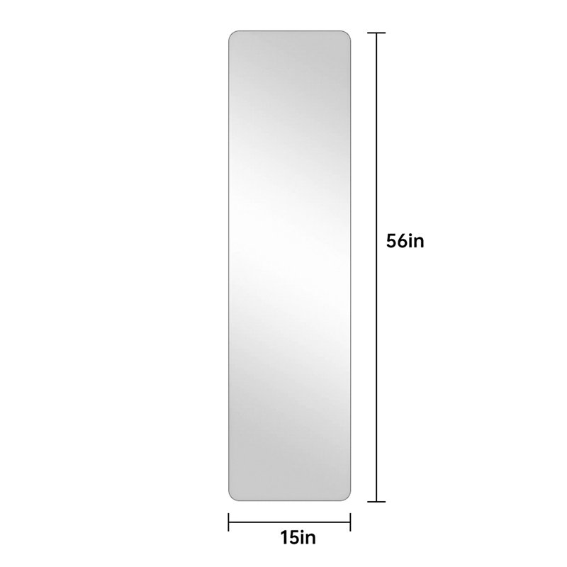 Full Body Mirror, 55.13" x 14.97"