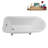 62" Streamline Clawfoot Tub,Tray,Drain, Clawfeet-101628983-102218227