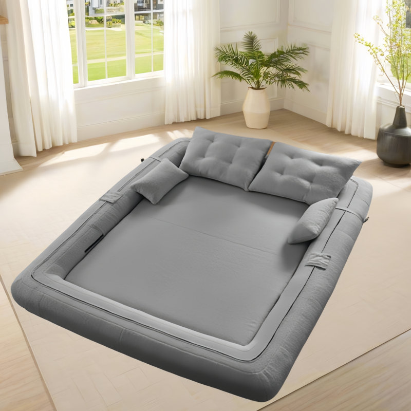 Grand lit pour chien, canapé-lit paresseux, canapé-lit pliable multifonctionnel 78,7 po, canapé-lit 3 en 1 pour le salon