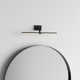 Mona Single Light Steel Dimmable LED Armed Sconce