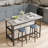 Grondin 47.24" Iron Kitchen Island Set-1016833062