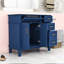 Meuble-lavabo de 36 po avec deux portes à fermeture douce et quatre tiroirs-261183286