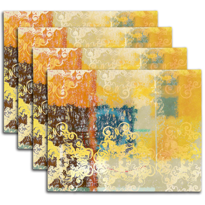 Napperon abstrait en polyester