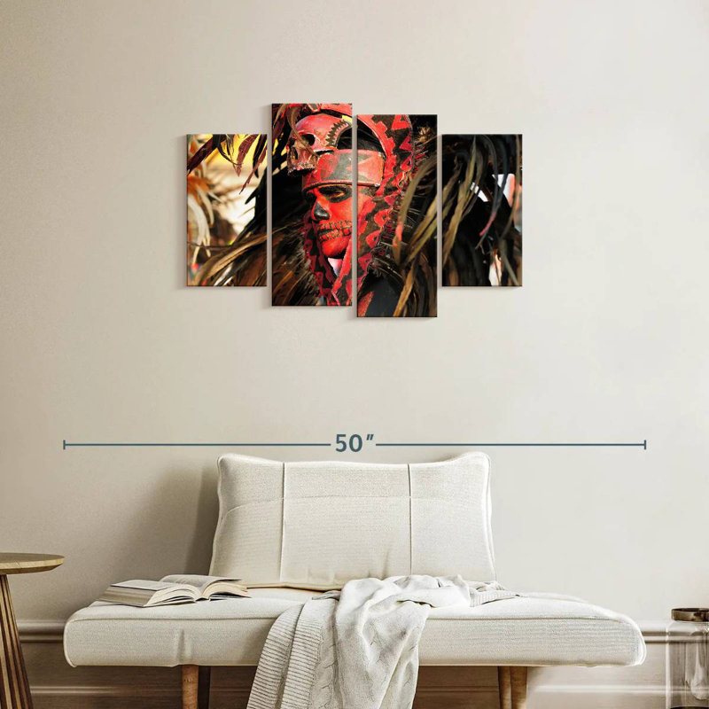 Leisha Aztec Dancer, 22" H x 36" W