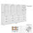 94.48"-173.22" Modern Closet System With Drawers and Adjustable Rods