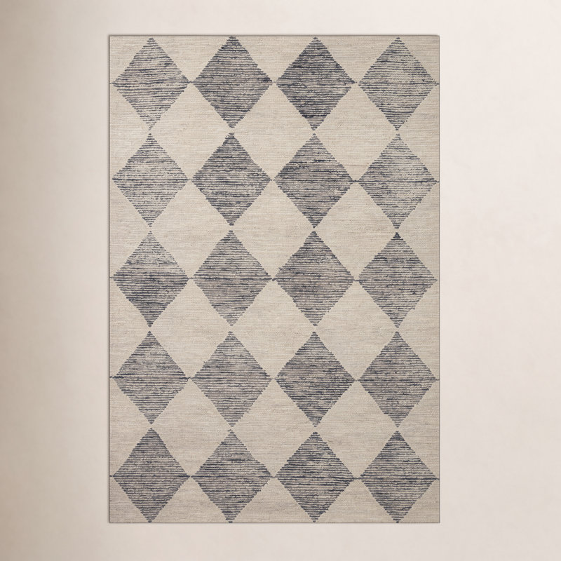 Tapis en laine beige / gris anthracite Chris Loves Julia x Loloi Francis, Rectangle 2 pi 3 po x 3 pi 9 po